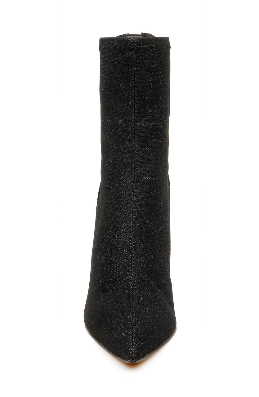 Black | Eva Pointed Toe Bootie