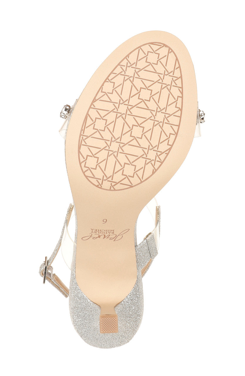 Clear-Silver | Fairwell Crystal Embellished Heel