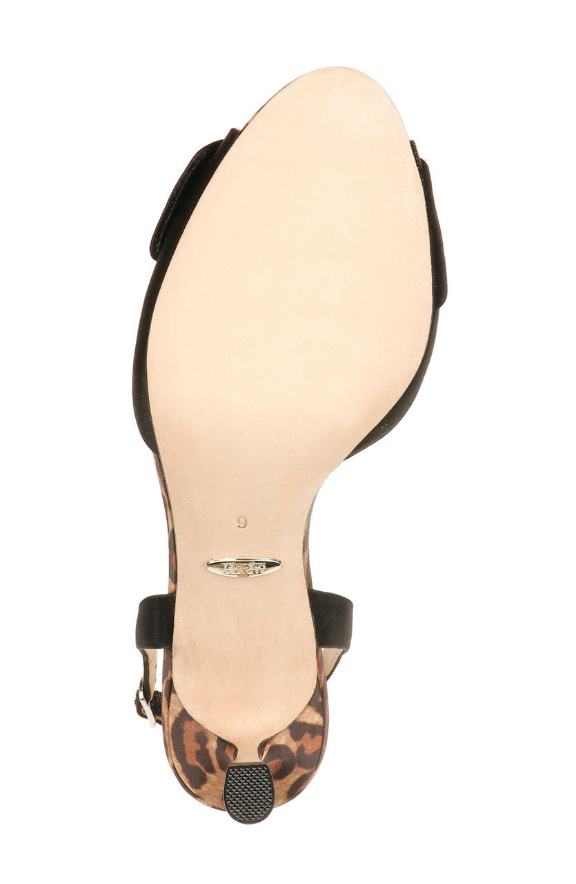 Black | Gaela Embellished Kitten Heel