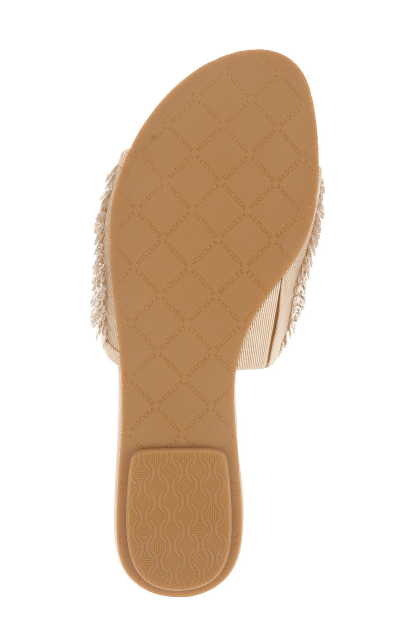Soft Nude | Gita Sequin Evening Slide