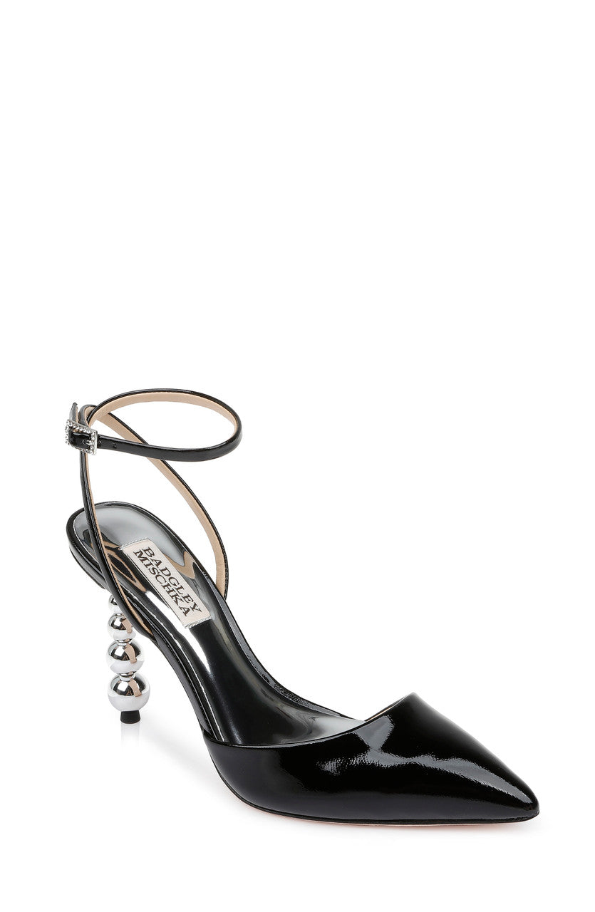 Black | Indie II Metallic Stiletto Heel