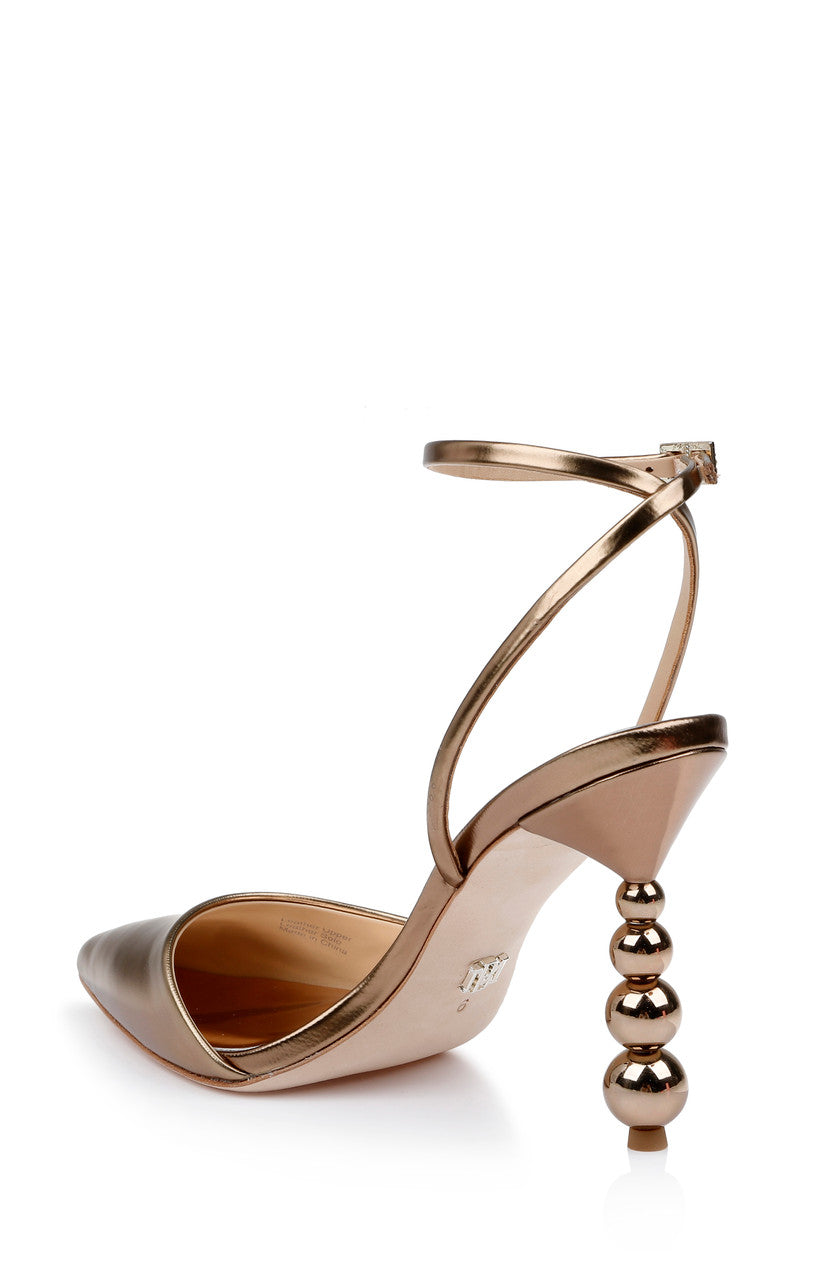 Bronze | Indie II Metallic Stiletto Heel