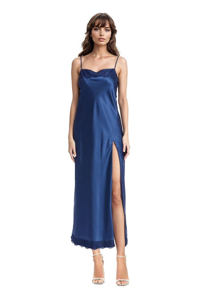 Isabel Lace Trim Maxi Slip Dress