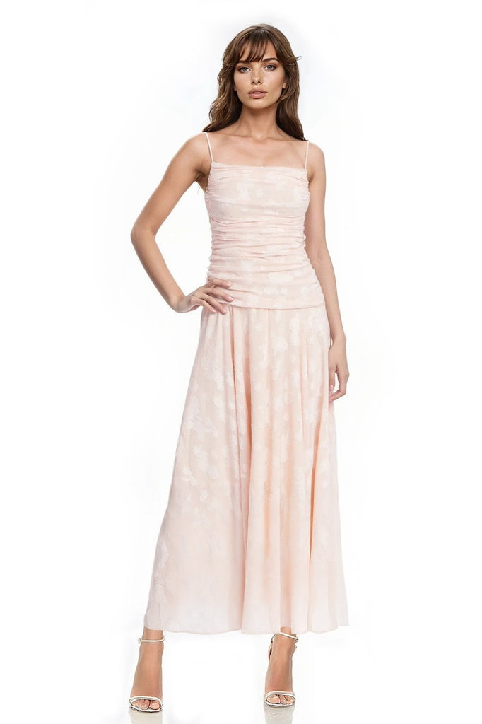 Hazel Printed Drop Waist Gown Hazel Printed Drop Waist Gown