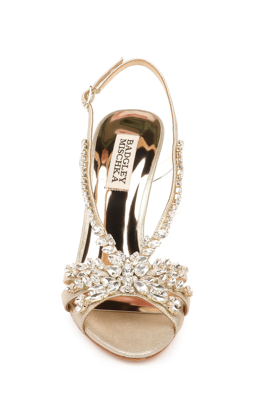 Platino | Jacqueline II Crystal Embellished Sling Back