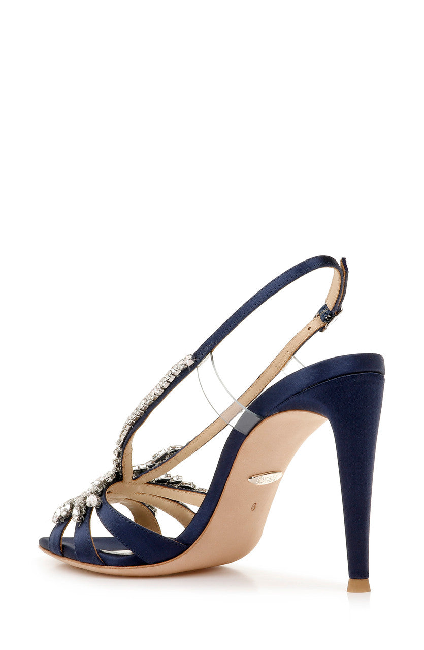 Midnight | Jacqueline Crystal Embellished Sling Back