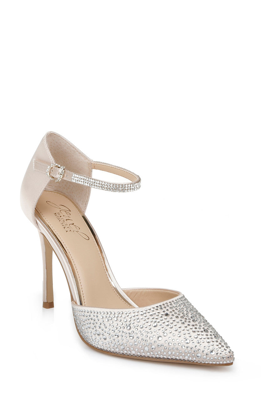 Champagne | Jailene Ankle Strap Stiletto
