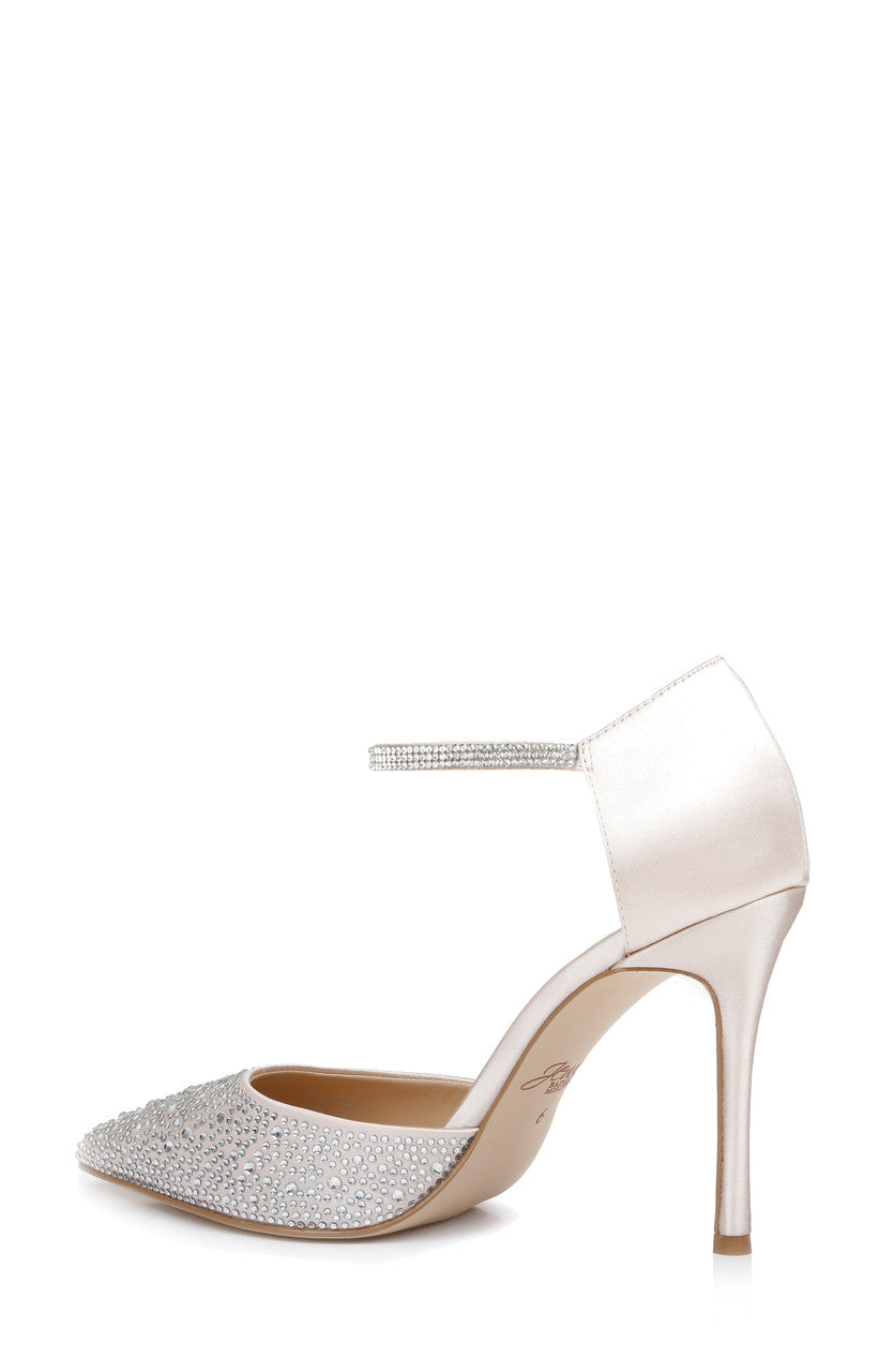 Champagne | Jailene Ankle Strap Stiletto