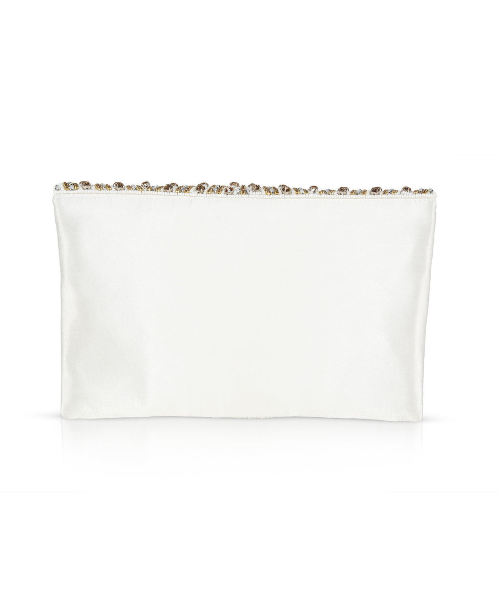 Ivory | Emma Beaded Envelope Clutch