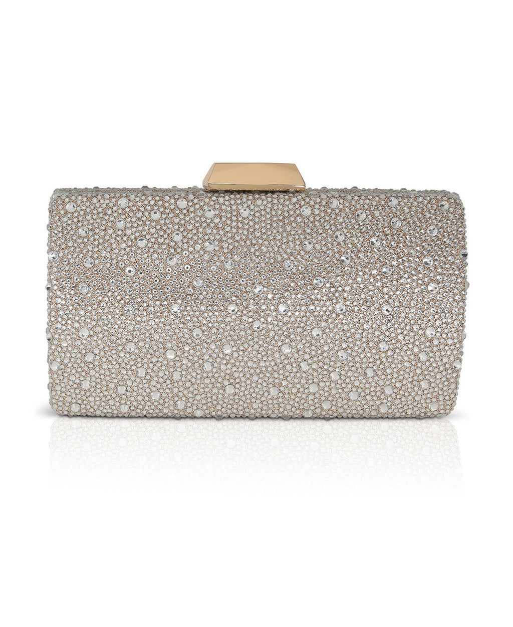 Gold | Kaylee Crystal Minaudiere