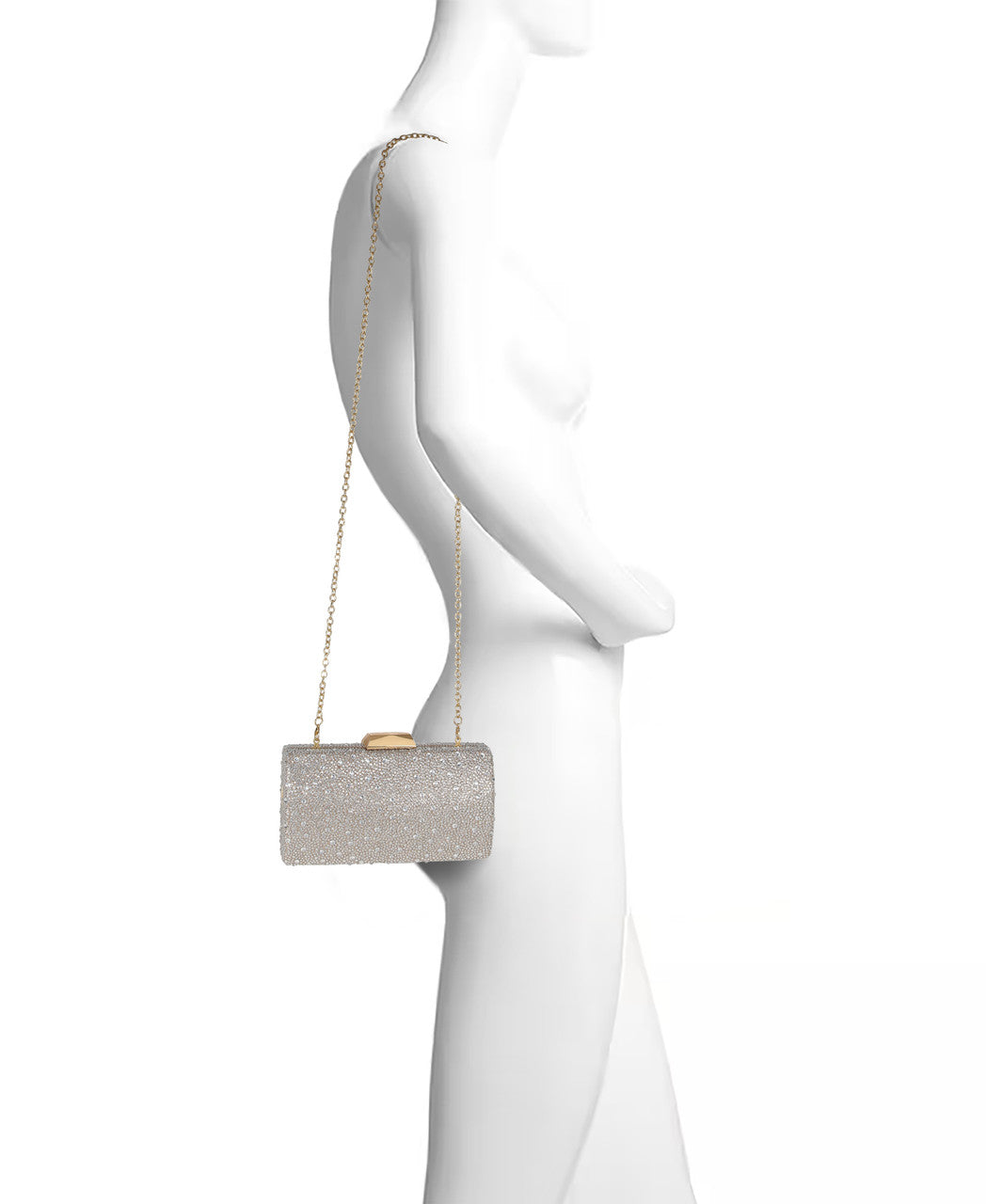 Gold | Kaylee Crystal Minaudiere