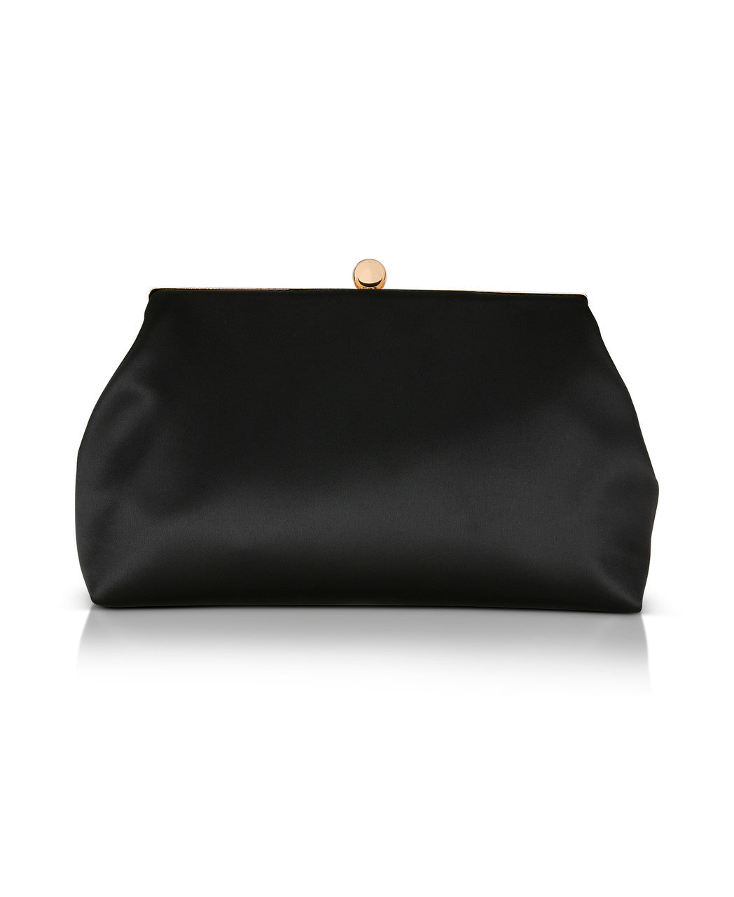 Black | Camilla Classic Framed Satin Pouch