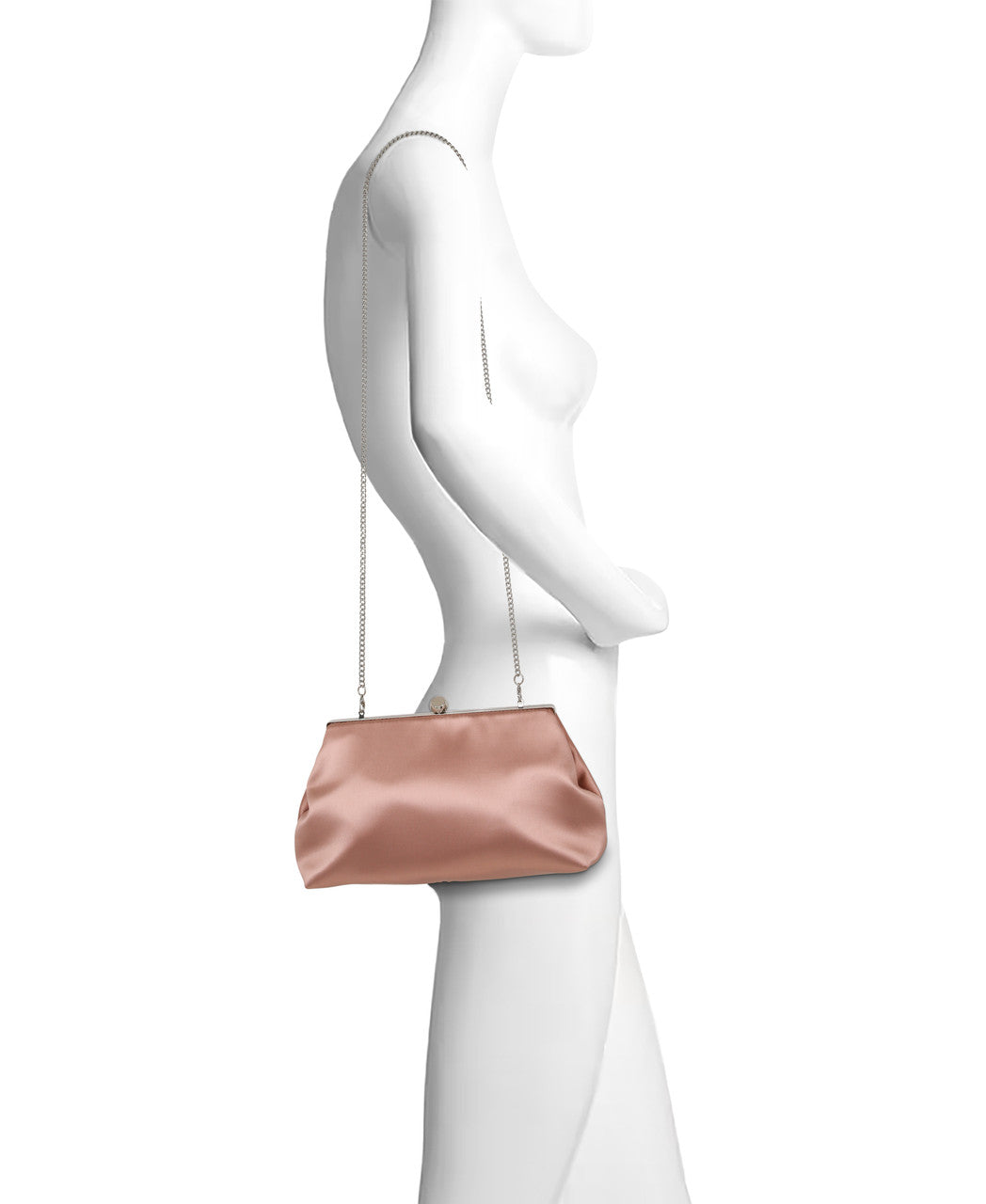 English Rose | Camilla Classic Framed Satin Pouch Form