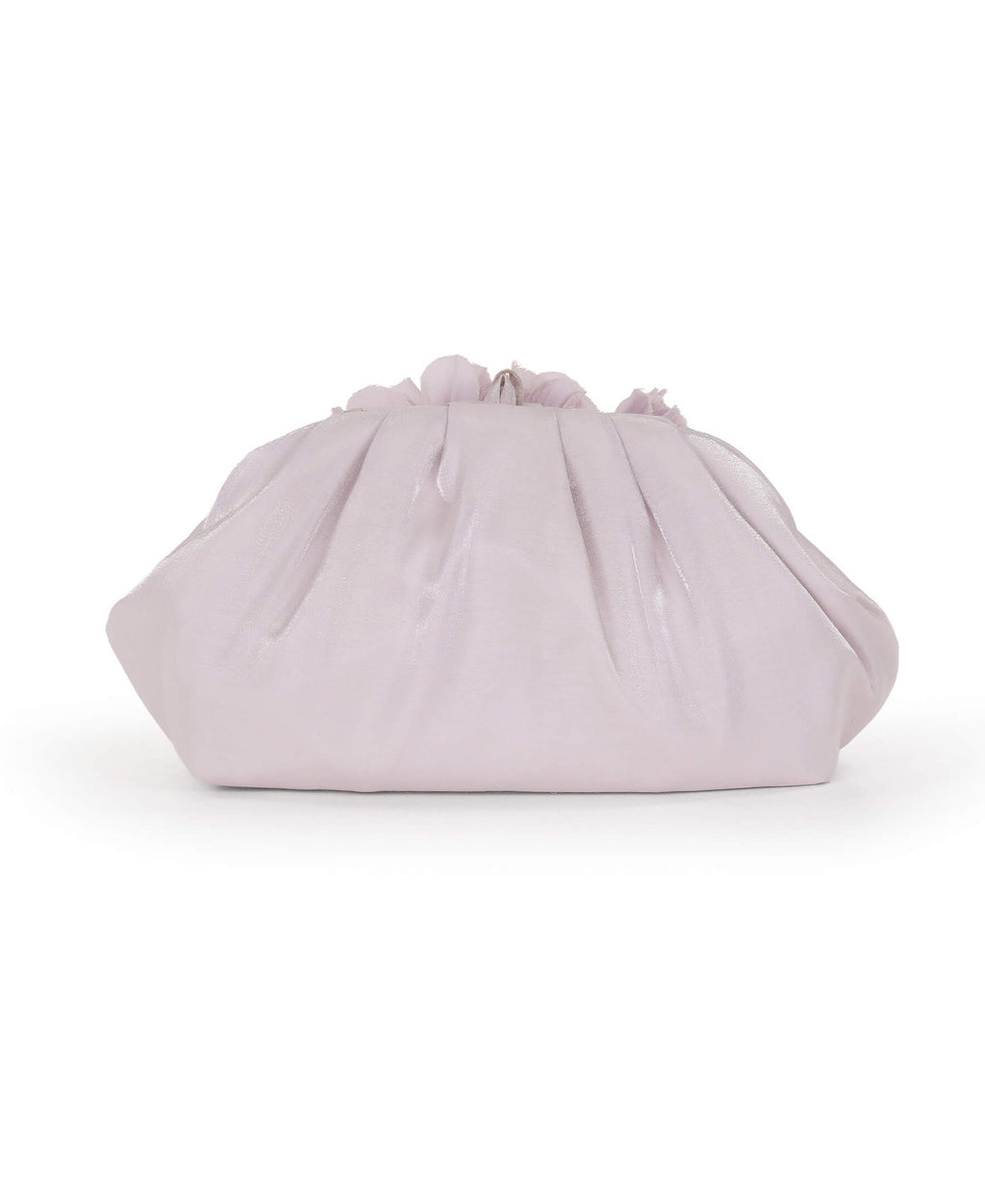 Lilac | Lottie Floral Applique Pouch Clutch