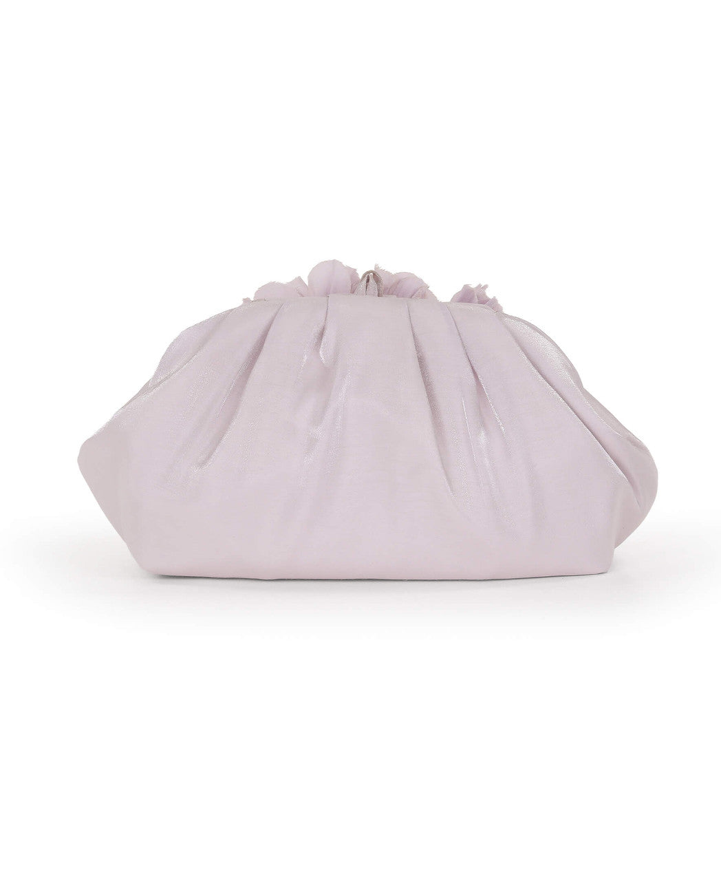 Lilac | Lottie Floral Applique Pouch Clutch