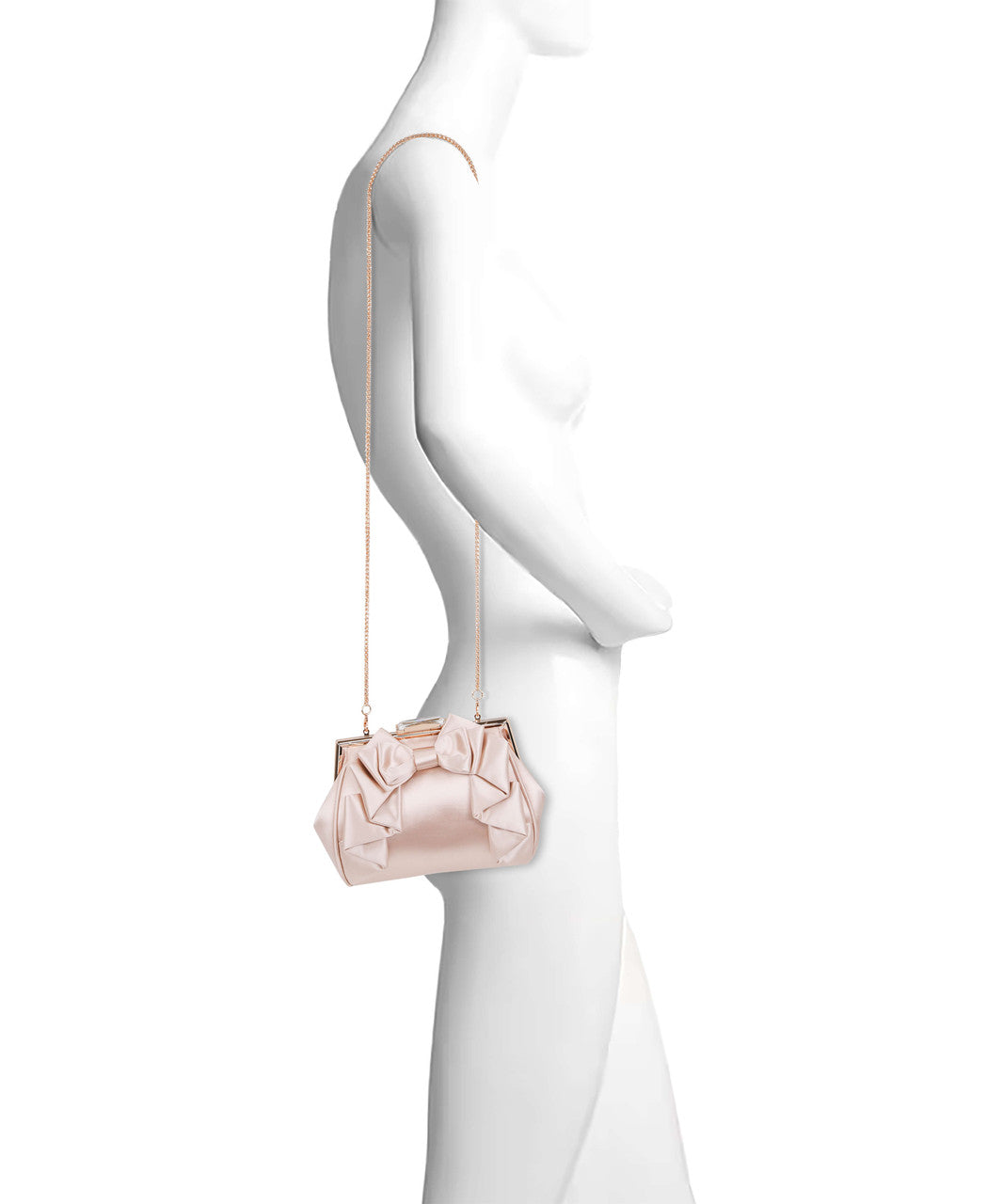 Champagne | Mae Signature Satin Pouch Form