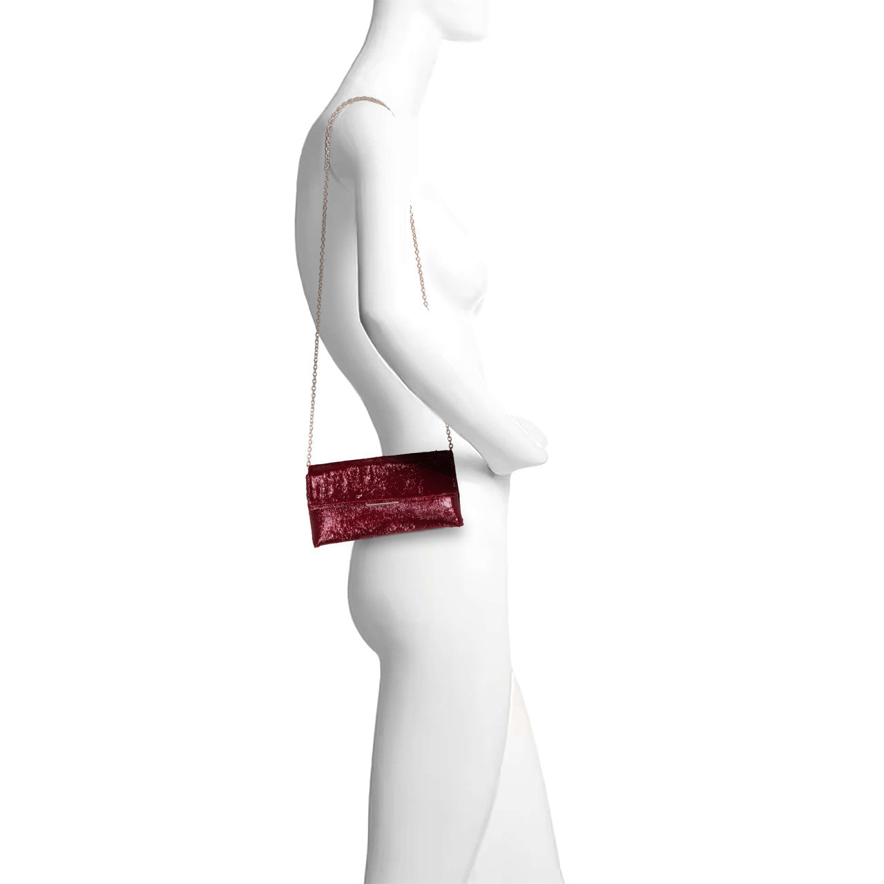 Bordeaux | Angel Soft Envelope Clutch Form