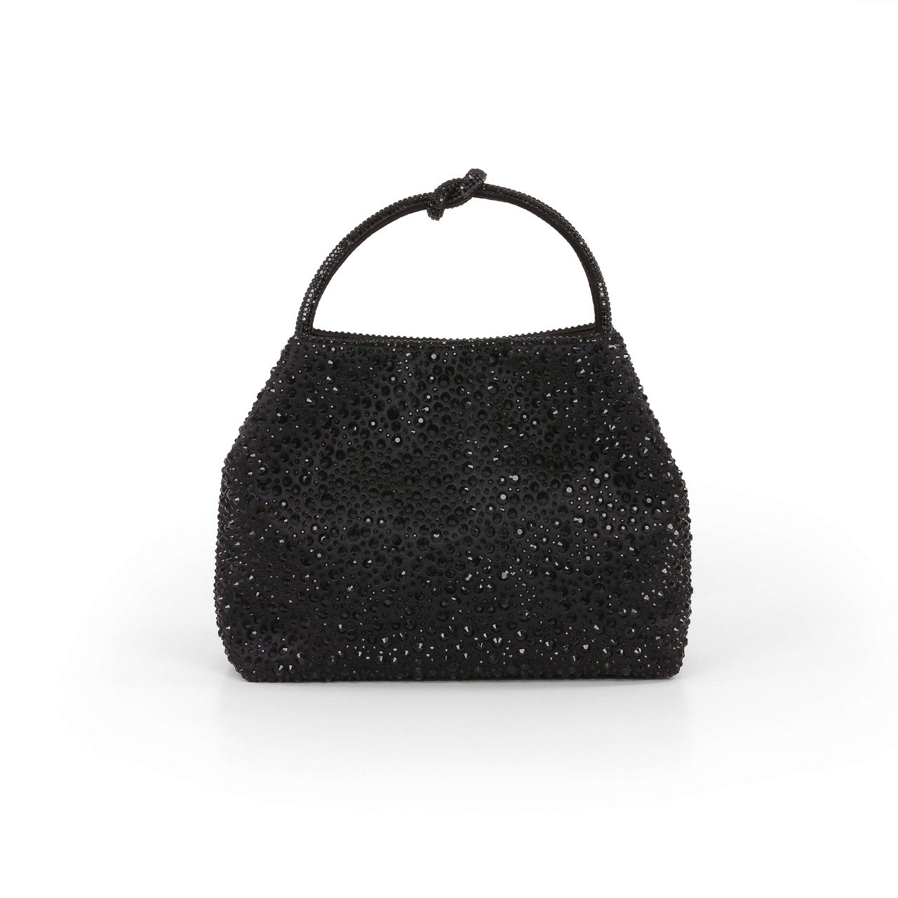 Black | Joy Mini Bucket Handbag Front