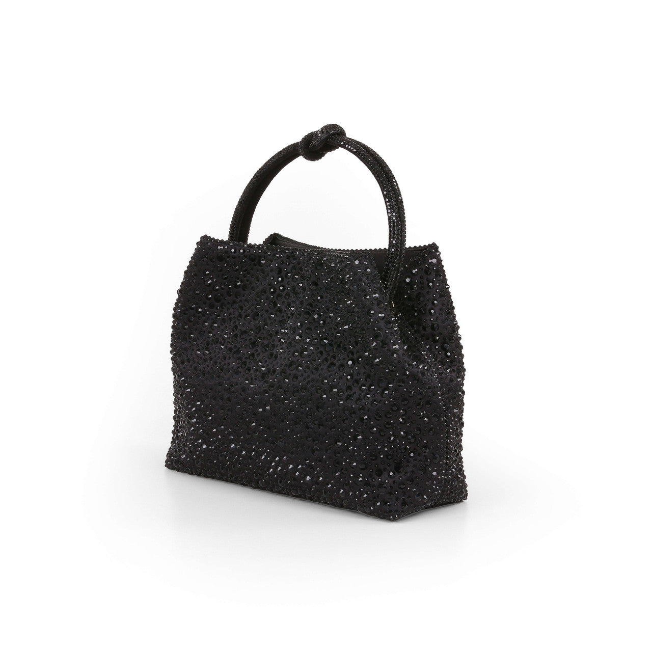 Black | Joy Mini Bucket Handbag Side