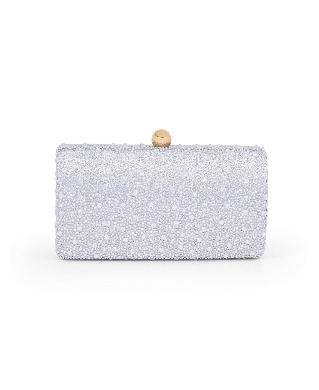 Blue | Heather Opal Crystal Minaudiere Front