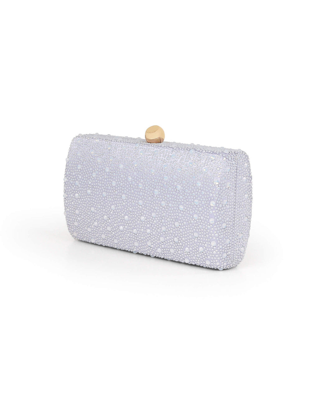 Blue | Heather Opal Crystal Minaudiere Side