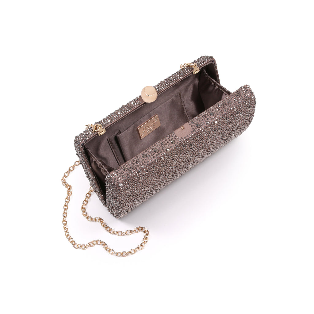 Bronze | Mix Crystal Minaudiere Open