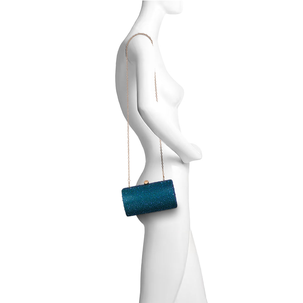 Teal | Mix Crystal Minaudiere Form
