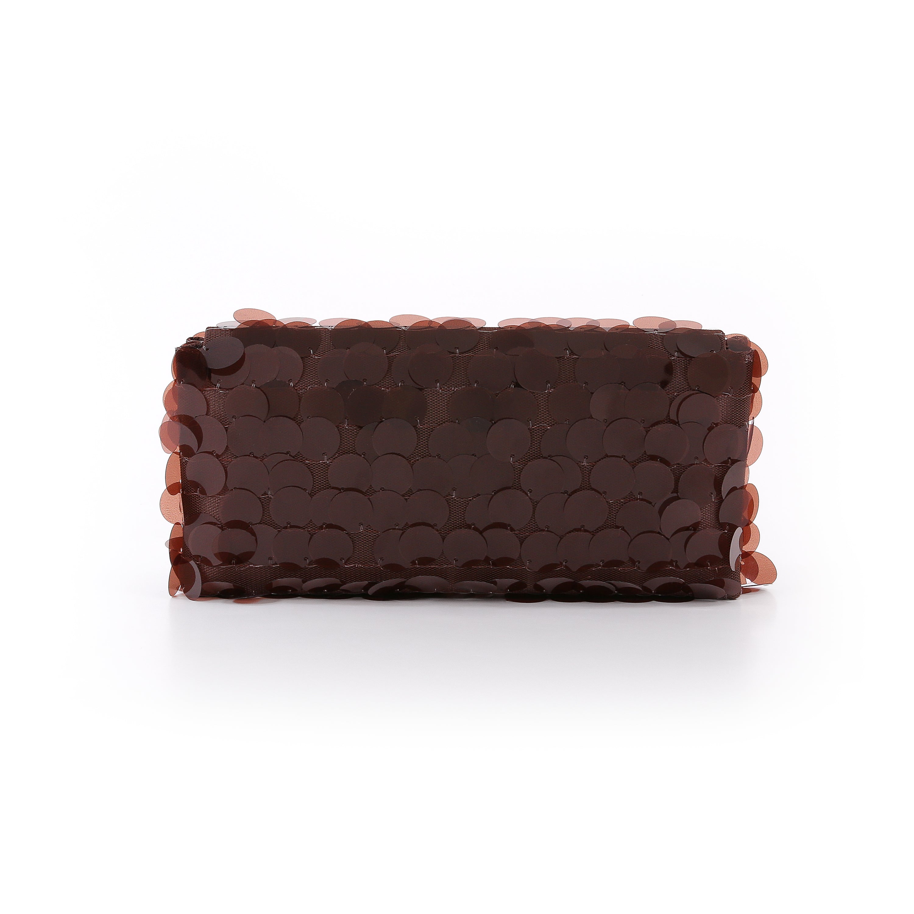 Brown | Payette Envelope Clutch Back