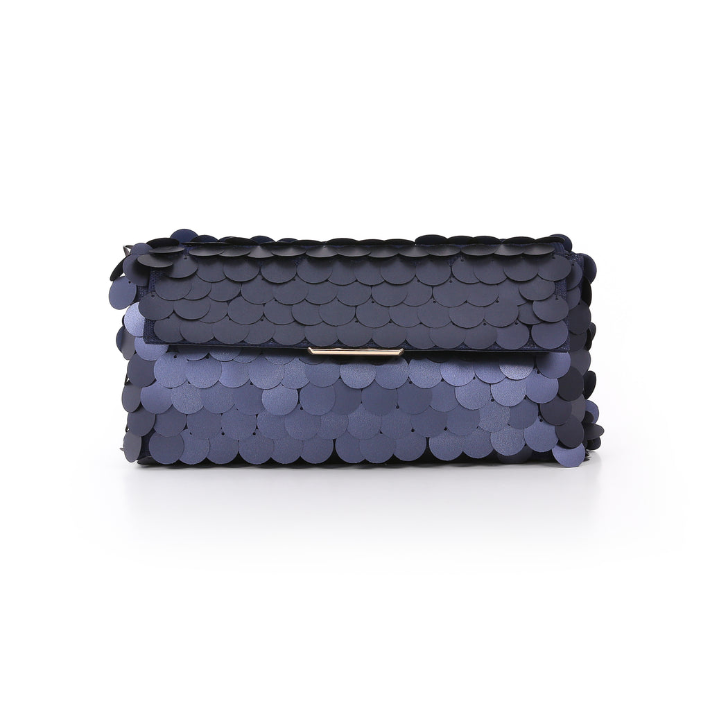 Navy | Payette Envelope Clutch Front