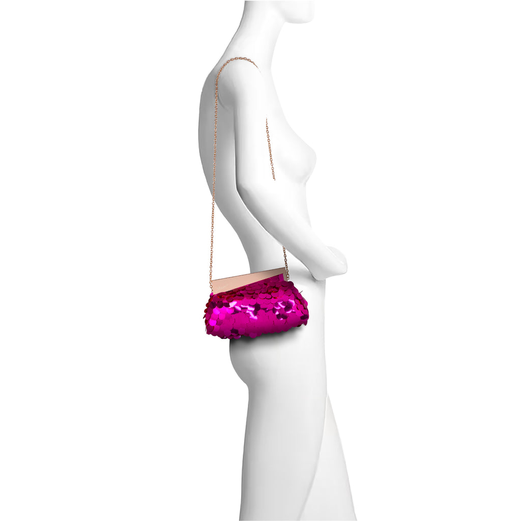 Hot Pink | Payette Pouch Clutch Signature Jewel Asy Form