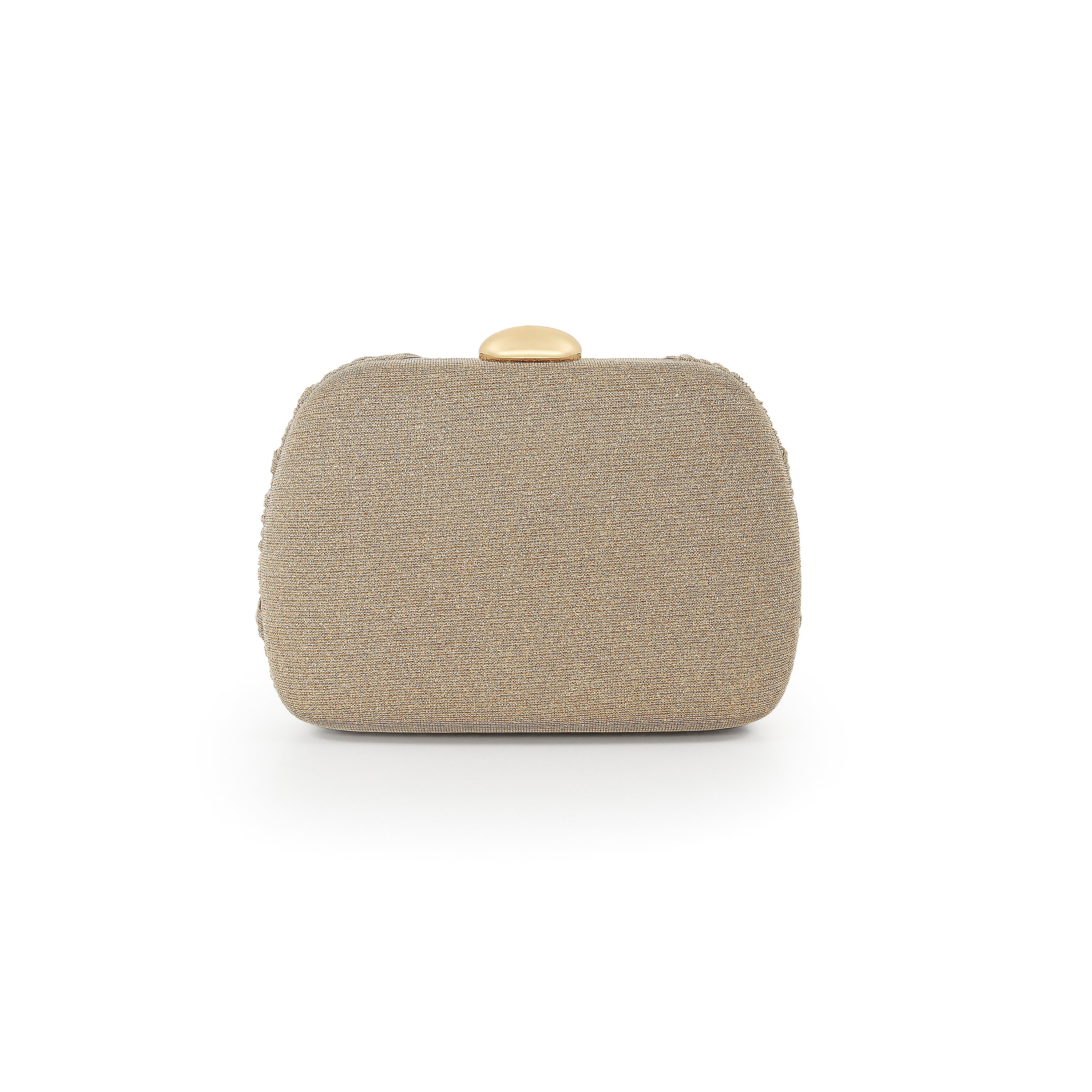 Gold | Jewel Pleated Sparkle Jacquard Twist Min Back