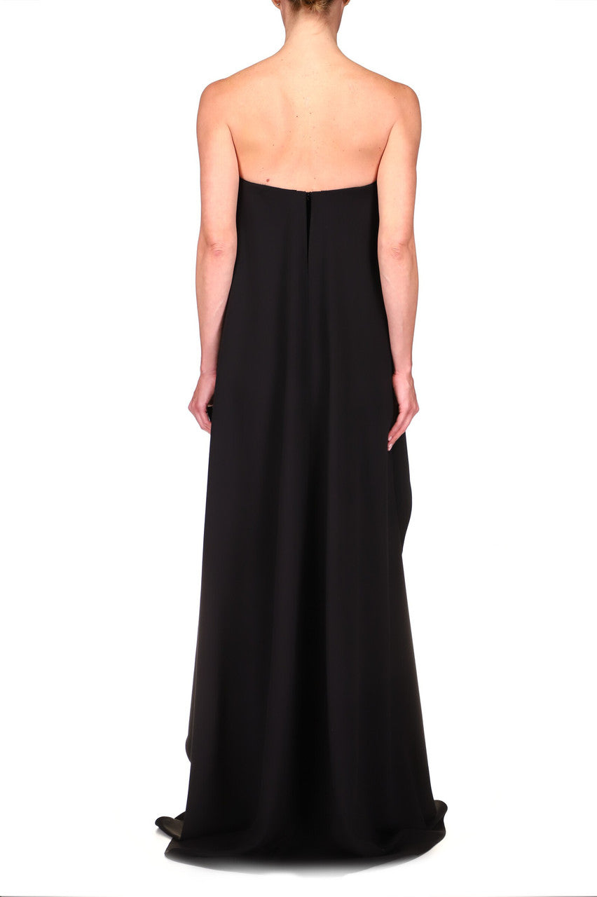 Black | Flowing Strapless Jumpsuit