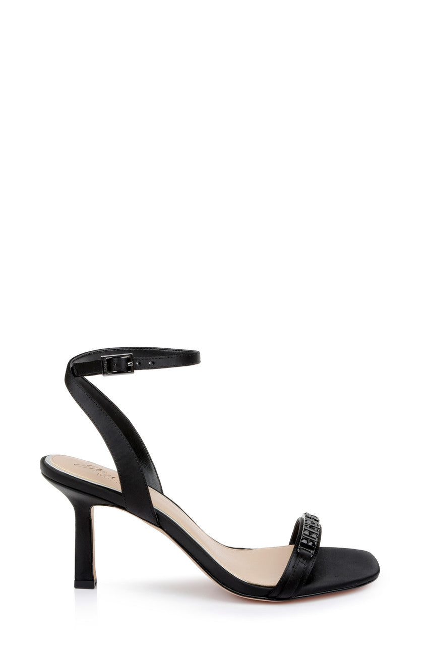 Black | Veronika Embellished Sandals