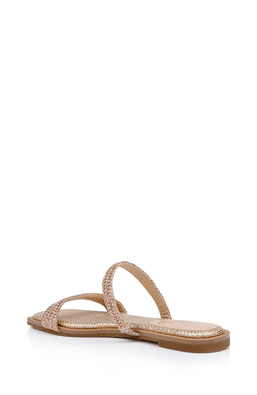 Rosegold | Helena Flat Summer Sandal
