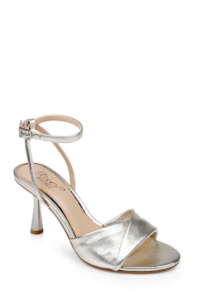 Kaia Sandal with Crisscross Vamp By Jewel Badgley Mischka