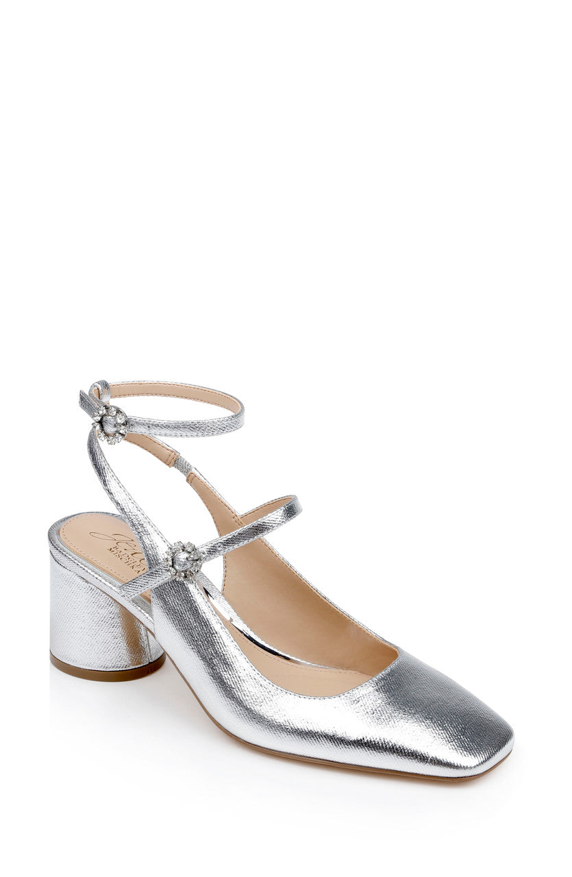 Keilani Block Round Heeled Mary Jane By Jewel Badgley Mischka