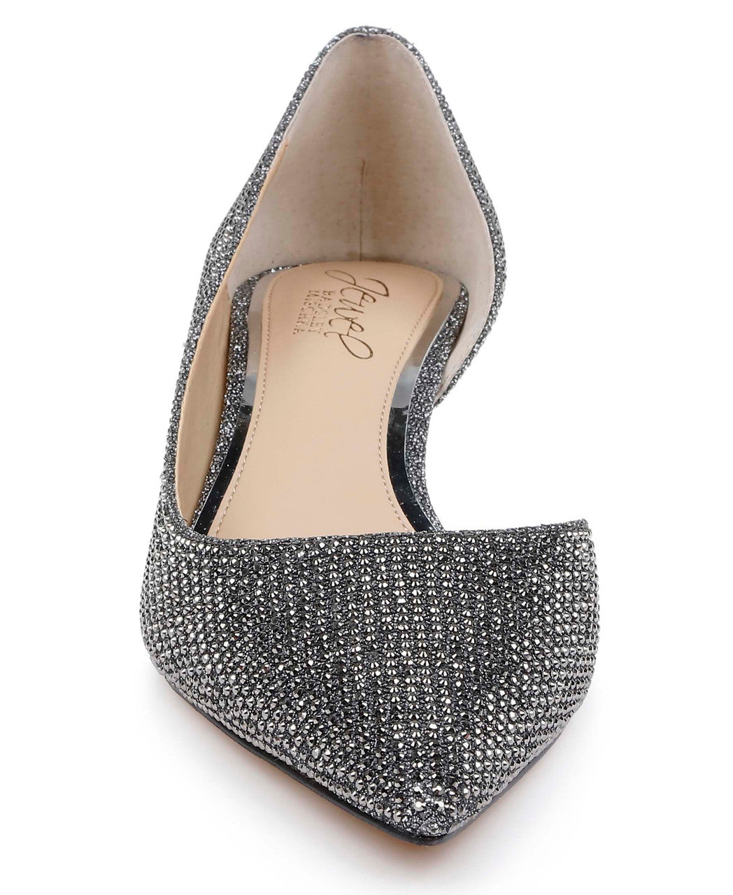 Smoke | Teegan Pointed Toe Kitten Heel Pumps