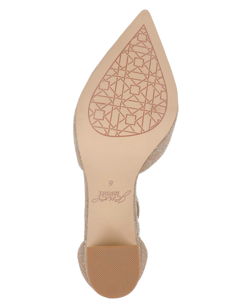 Gold Glitter | Tinsley Pointed Toe Block Heel Pumps