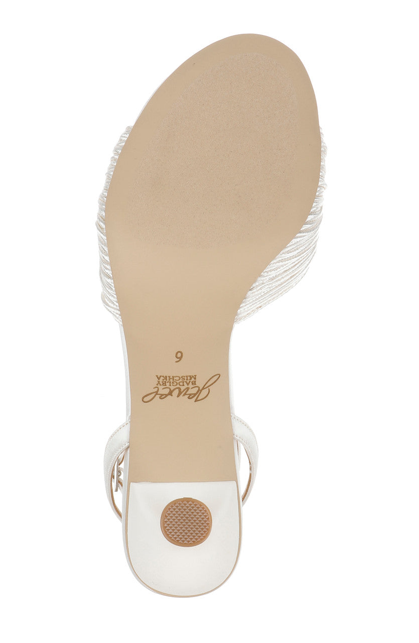 Ivory | Nannette Ankle Strap Sandals Sole