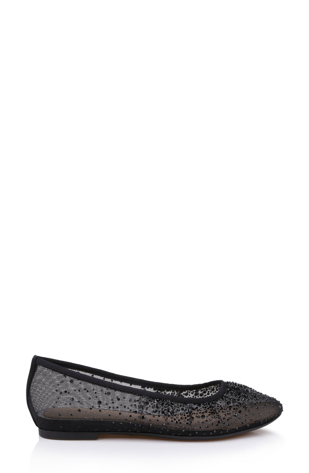 Black | Nuala Mesh Flats Side