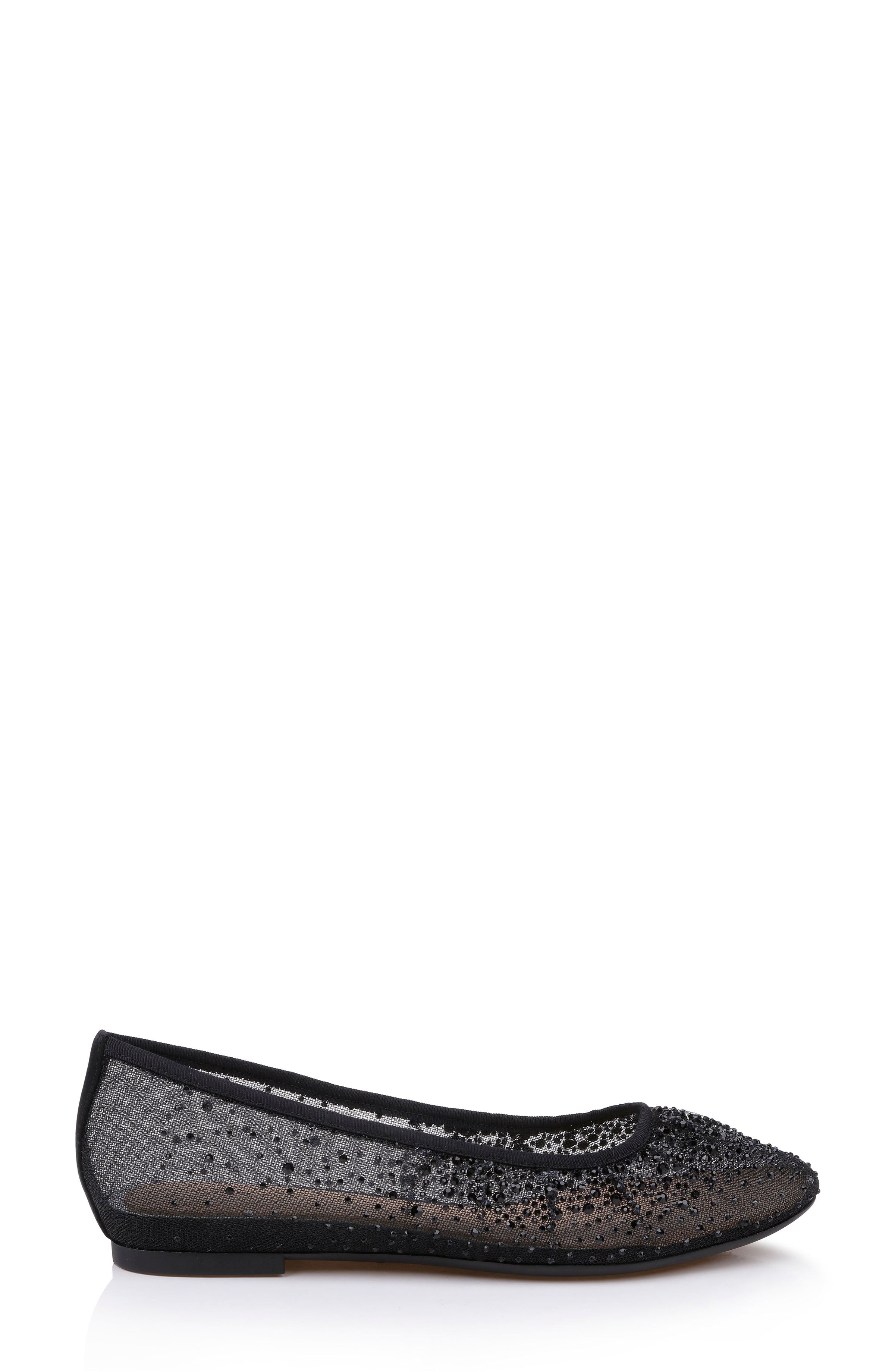 jewel badgley mischka anastasia mesh peep toe dress booties Jewel Badgley Mischka Nuala Mesh Flats
