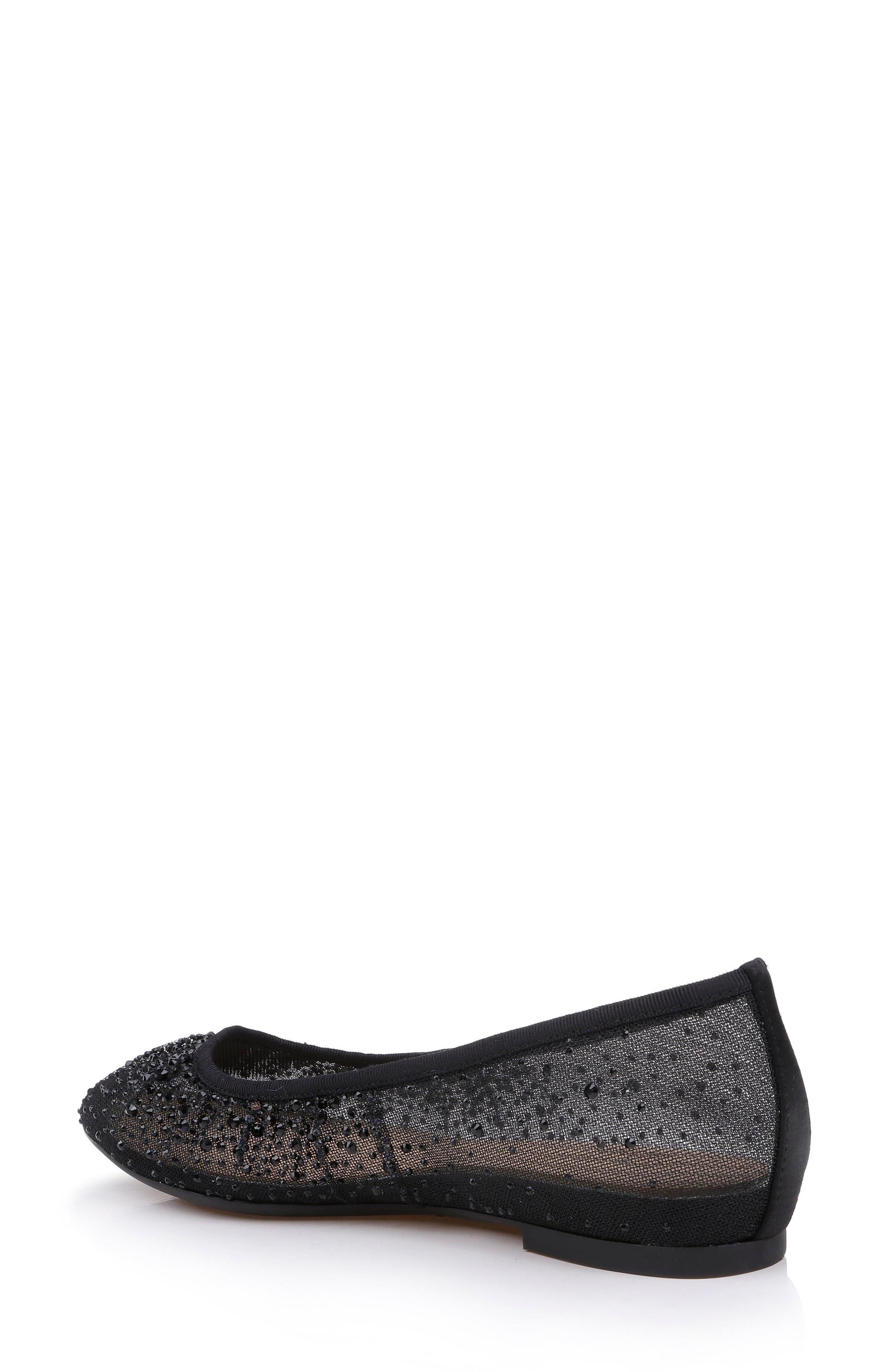 Black | Nuala Mesh Flats Back Side