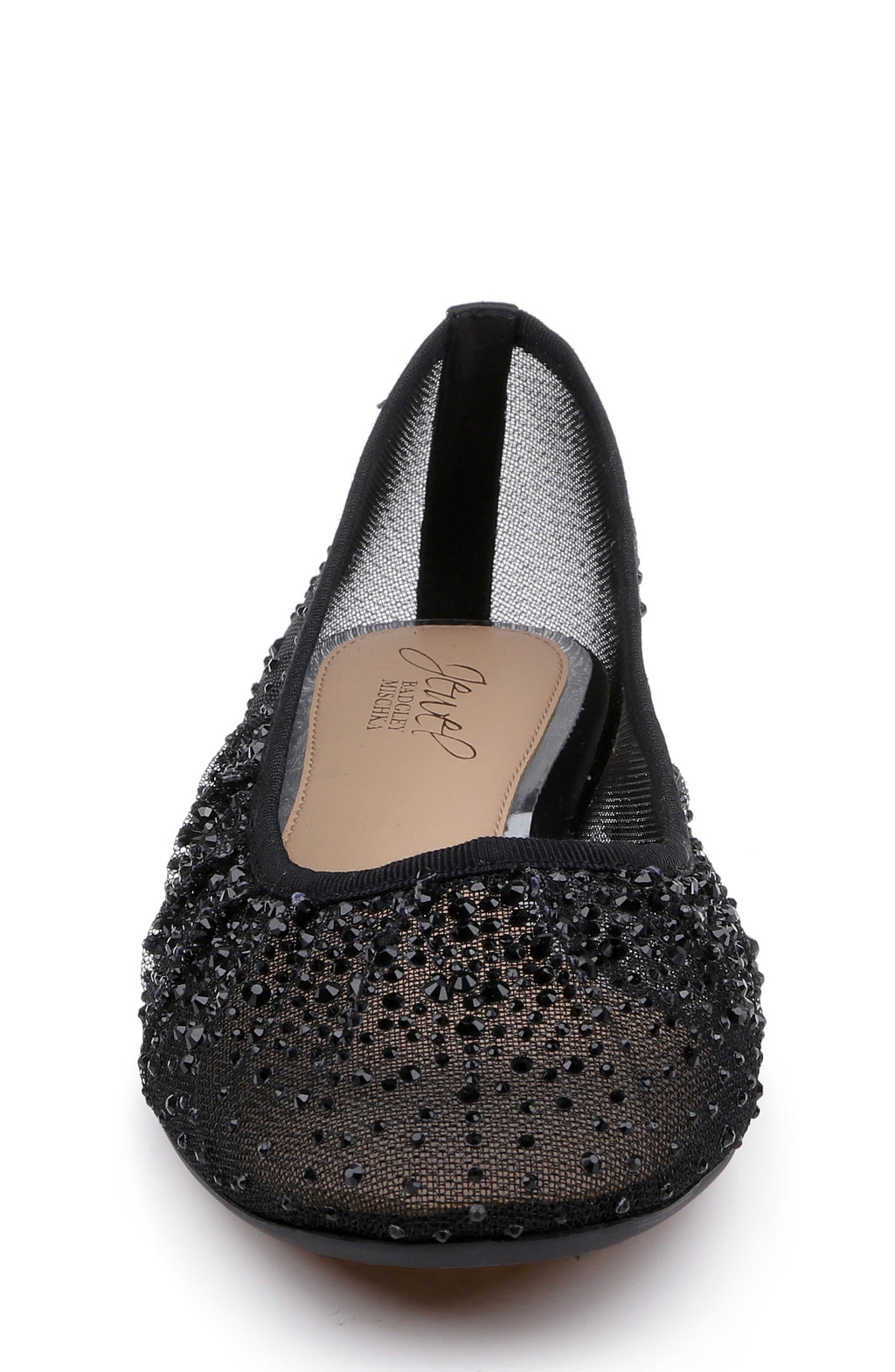 Black | Nuala Mesh Flats Front