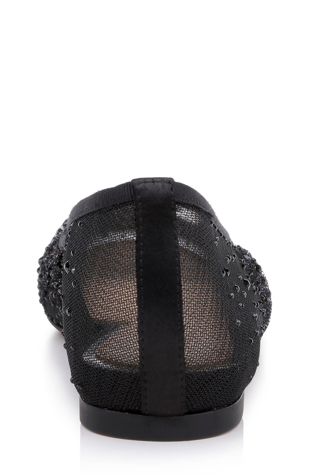 Black | Nuala Mesh Flats Back