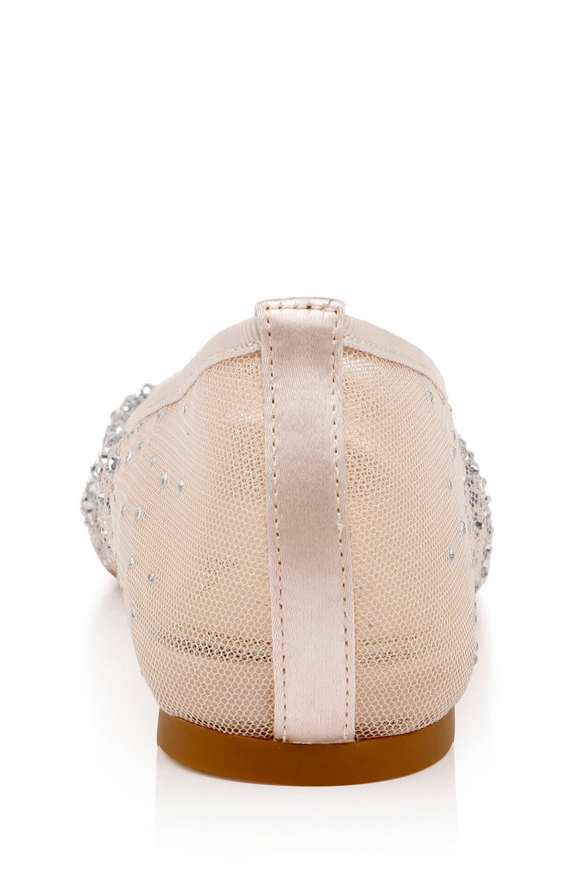 Nude Mesh | Nuala Mesh Flats Back