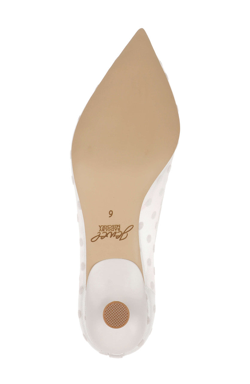 Elena Cap Toe Mesh Pumps by Jewel Badgley Mishcka Badgley Mischka Elena Cap Toe Mesh Pumps by Jewel Badgley Mishcka Badgley Mischka