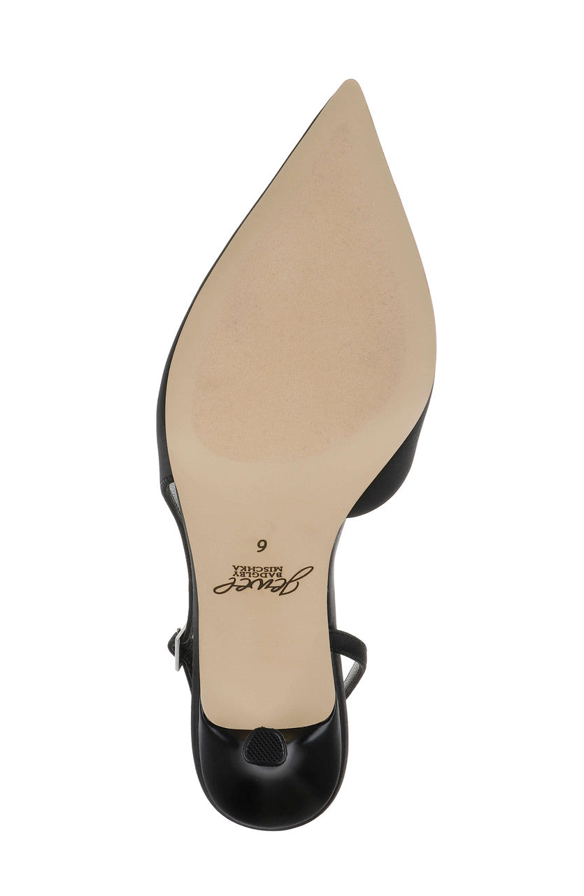 Black | Ellery Pointed Toe Slingback Pumps Sole