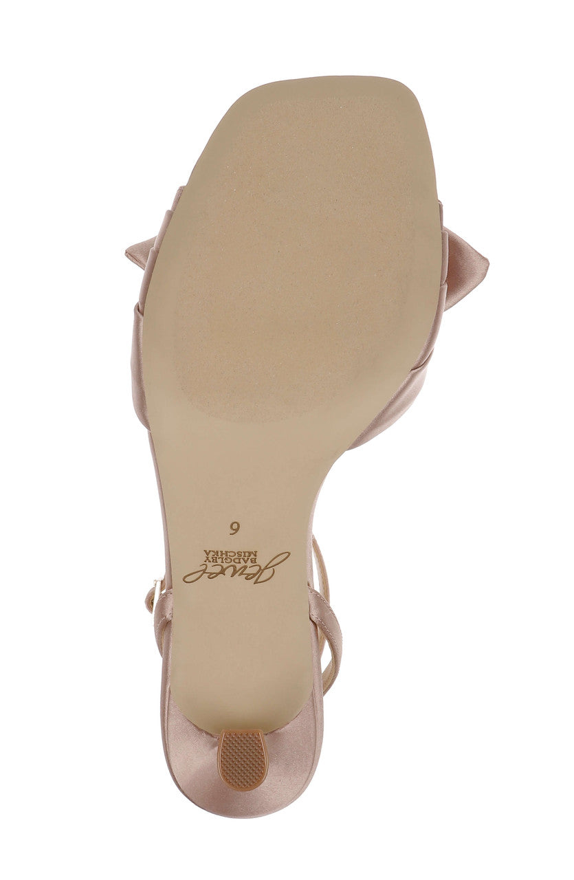 Nude | Emeli Ankle Strap Bow Sandals Sole