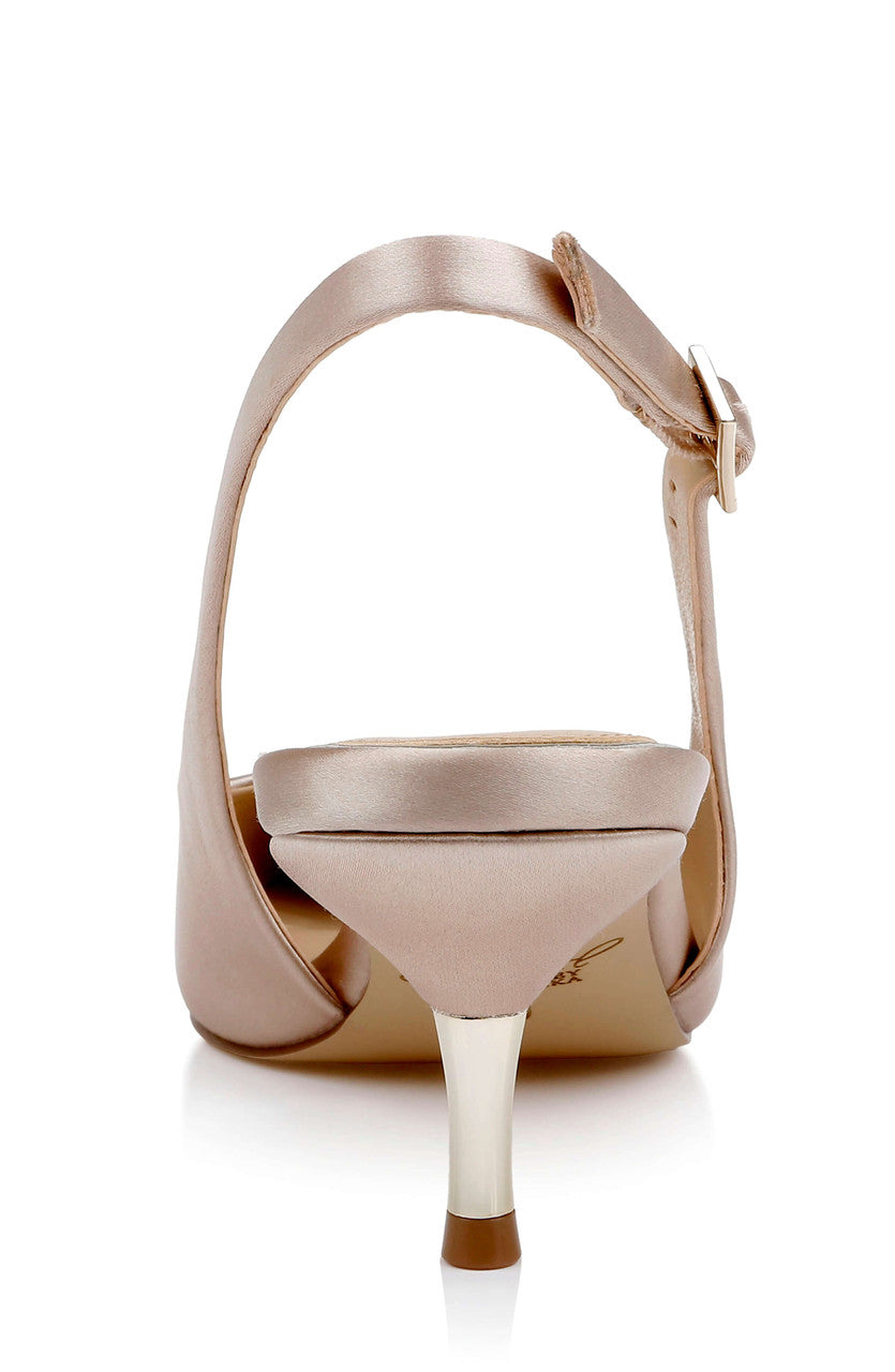 Dark Nude | Ilana Slingback Pump Back