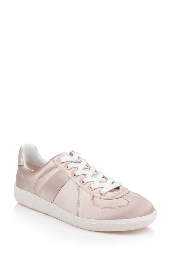 Imara Satin Sneaker by Jewel Badgley Mischka